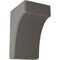 Ekena Millwork 3 1/2"W x 4"D x 6"H Clarksville Wood Vintage Decor Bracket, Reclaimed Grey BKTWD04X04X06CVGY - alternate 1